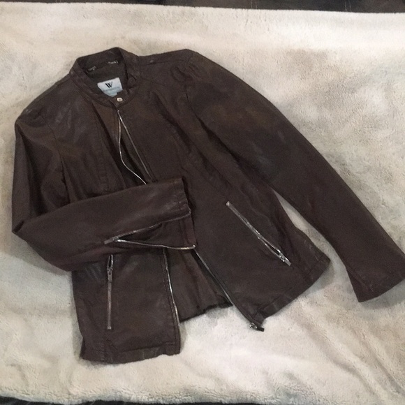 Worthington faux leather Jacket - Picture 1 of 16